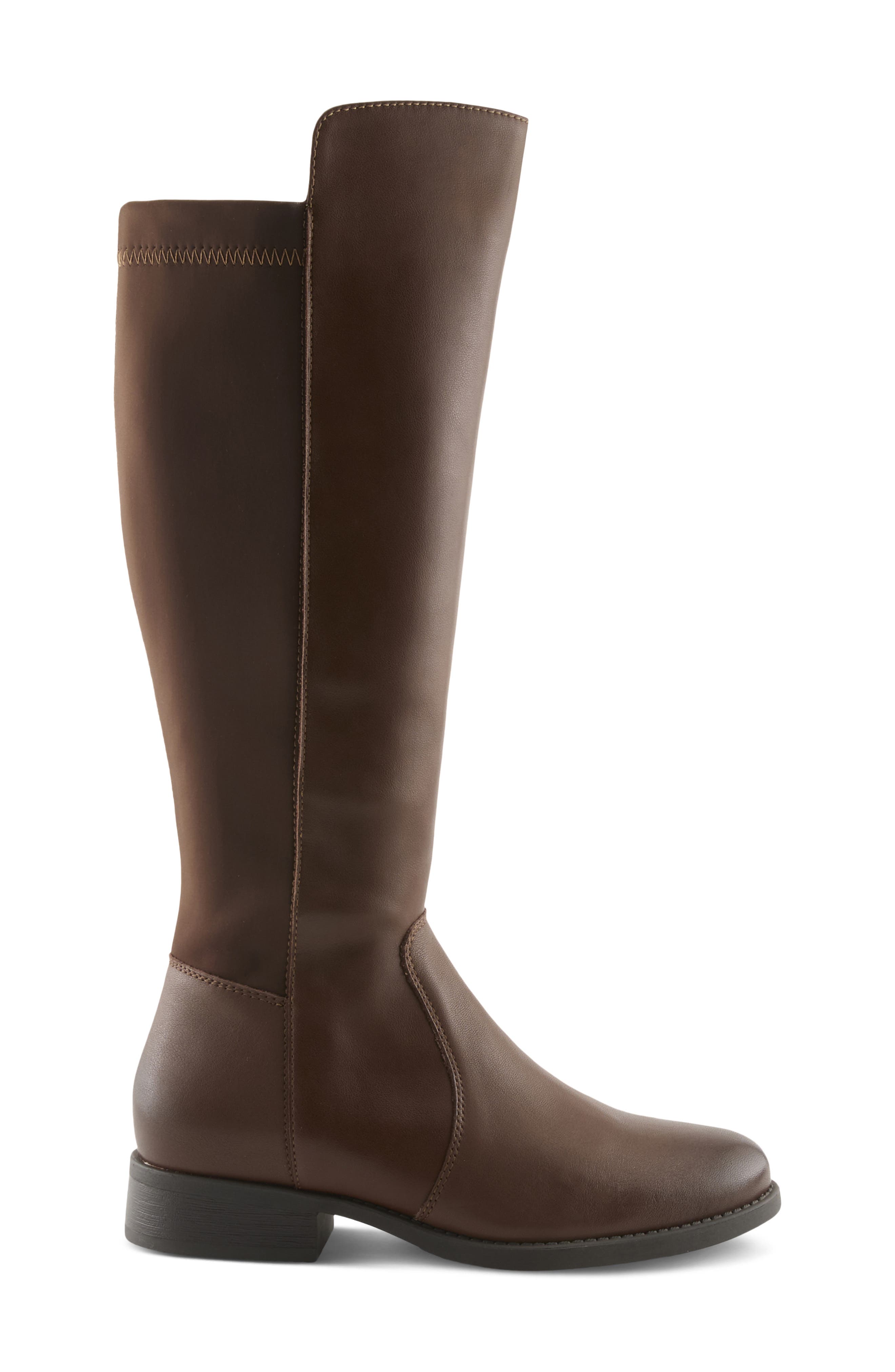 Spring Step Zaya Knee High Boot, Alternate, color, Brown