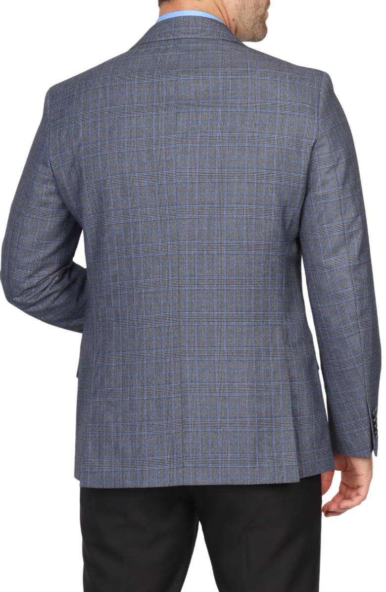 TailorByrd Glen Plaid Sport Coat, Alternate, color, Charcoal