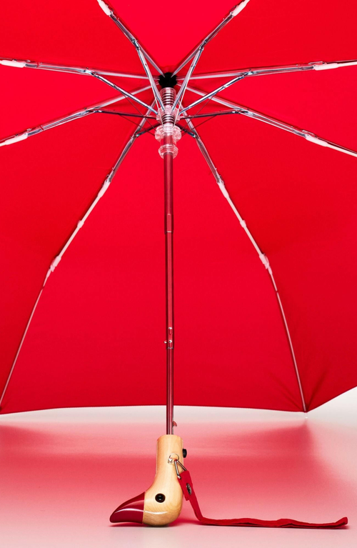 Original Duckhead Eco-friendly Compact Duck Umbrella In Red