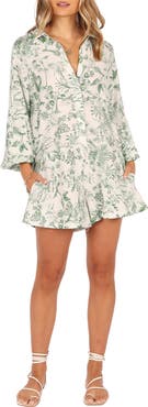 Petal & Pup Elsa Floral Print Long Sleeve Romper