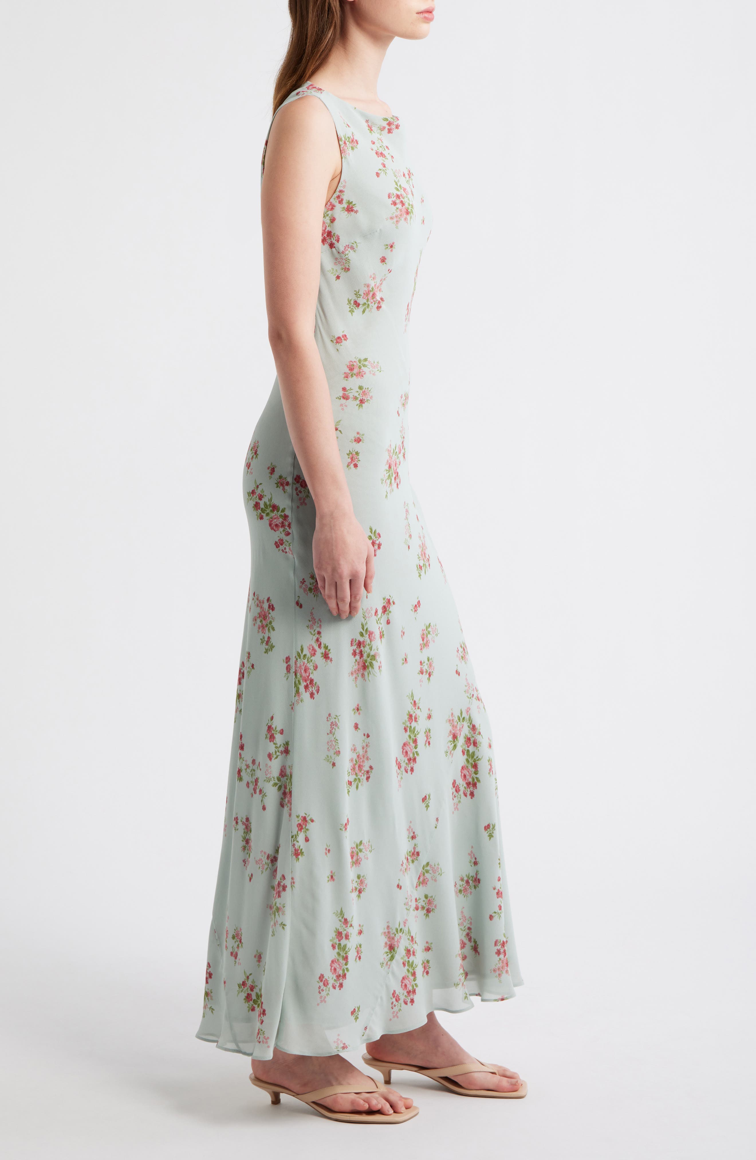 Reformation Prescott Floral Column Maxi Dress (Women) | Nordstromrack