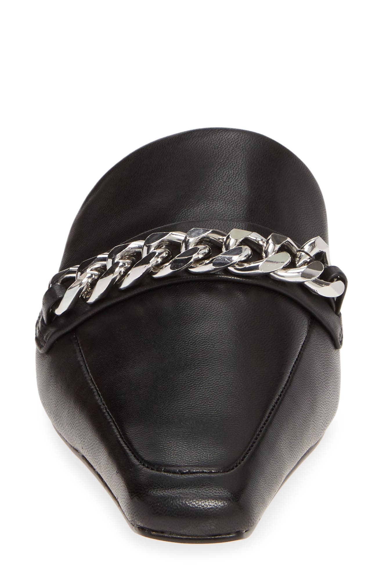 Juvenile Mule, Alternate, color, BLACK LEATHER