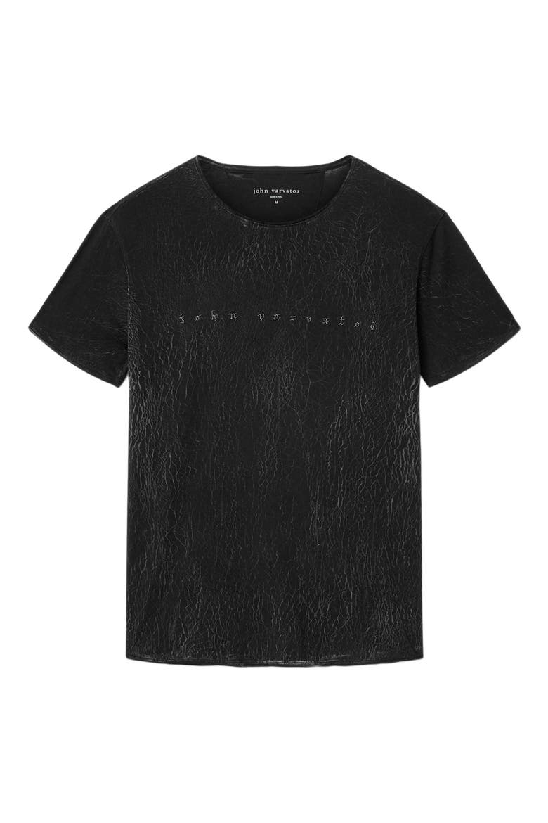 Raw Edge Graphic T-Shirt, Alternate, color, BLACK