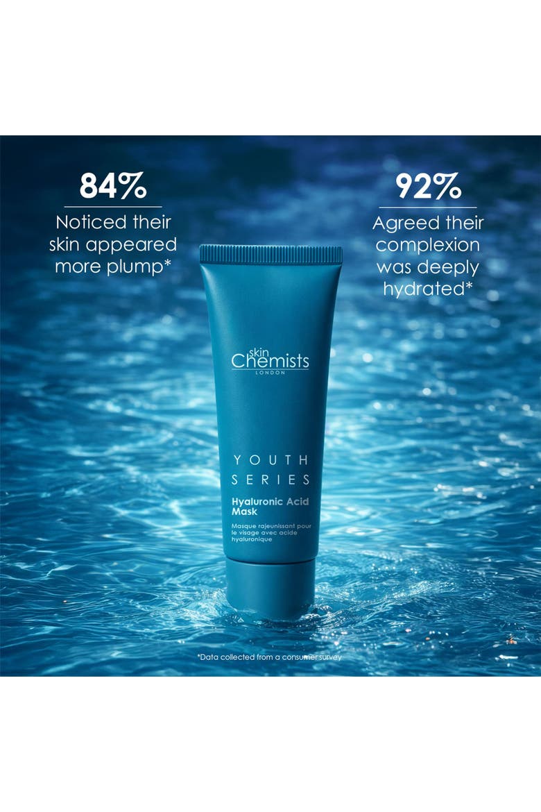 Anti-Ageing Hyaluronic Acid Mask 50ml for Dryness, Fine Lines & Wrinkles, Alternate, color, White