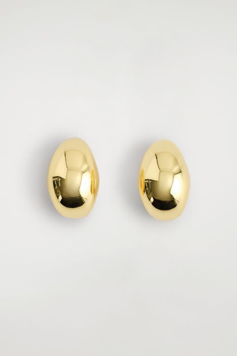 Curved Domed Earrings