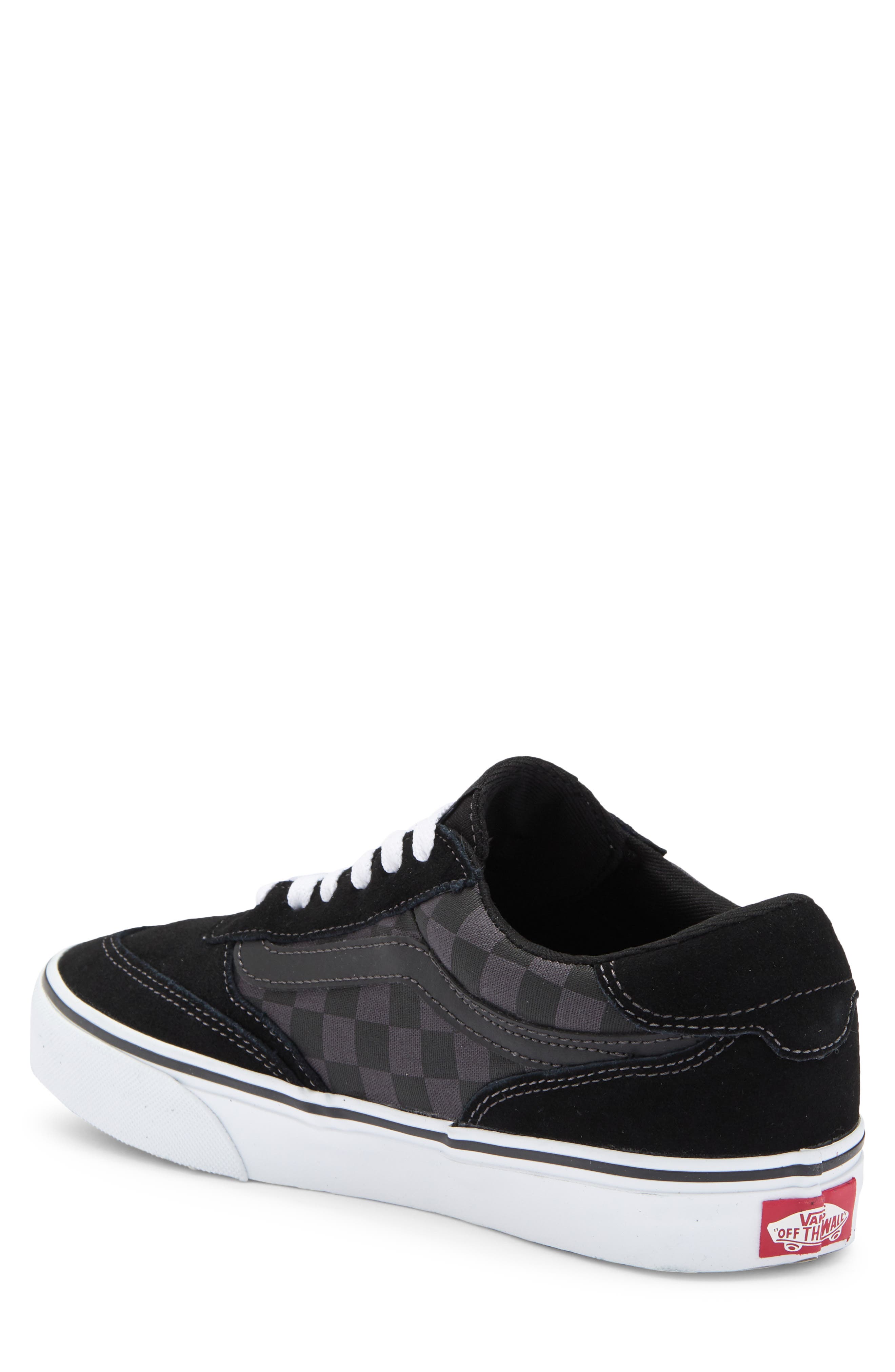 Vans Brooklyn Sneaker, Alternate, color, Checkerboard Black/Asphalt