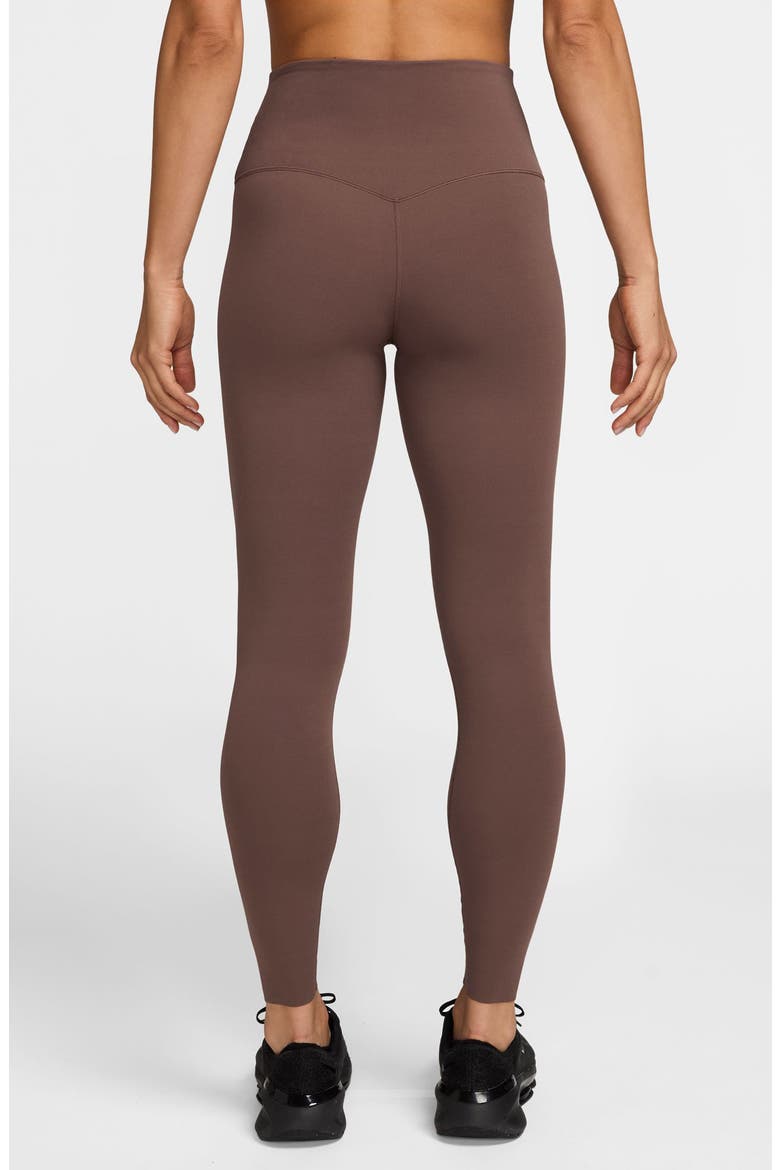 Zenvy Gentle-Support High-Waisted 7/8 Leggings, Alternate, color, FAUNA BROWN/ BLACK