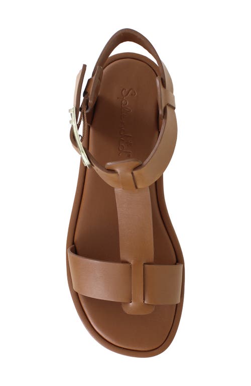 Splendid Fausta Ankle Strap Sandal In Cognac