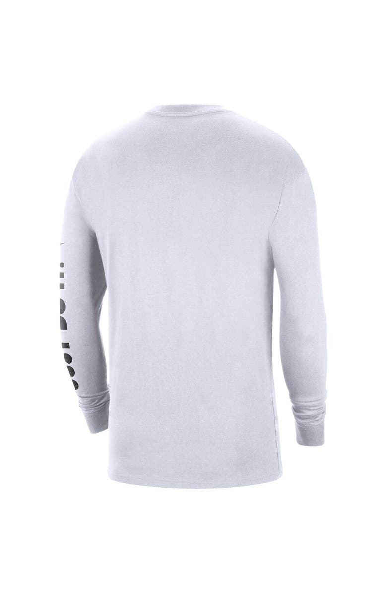 Nike Men's Nike White Georgia Bulldogs Heritage Max 90 Long Sleeve T-Shirt, Alternate, color, 