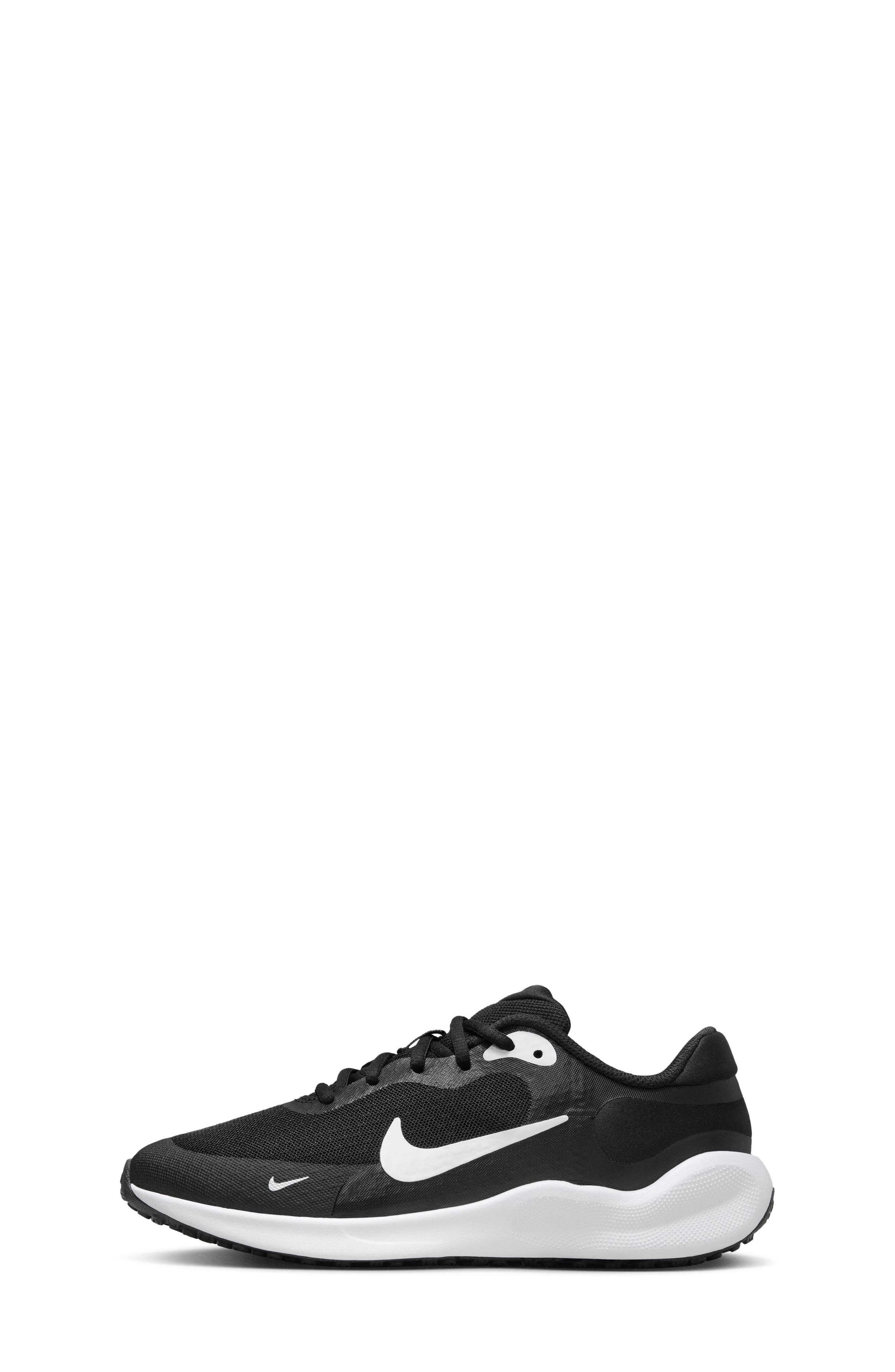 Revolution 7 Sneaker, Alternate, color, BLACK/ WHITE/ WHITE