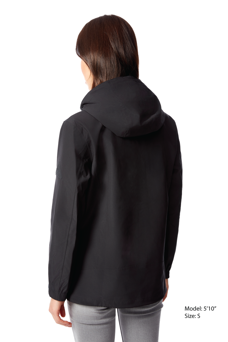 Tahsis - Lightweight Waterproof Shell Rain Jacket, Alternate, color, Black