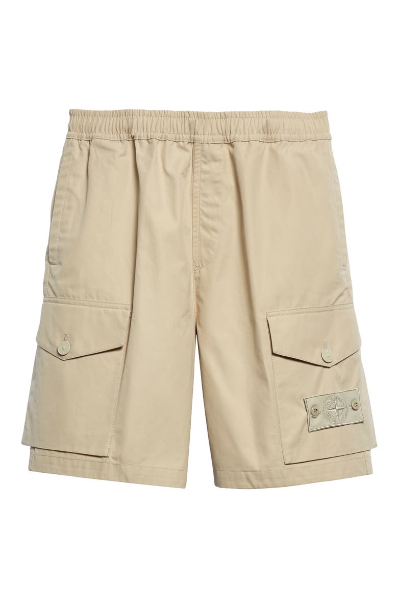 Cotton Bermuda Shorts, Alternate, color, BEIGE