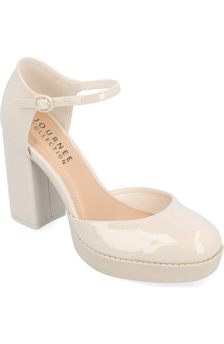 Journee Collection Samarr Pump, Main, color, Ivory