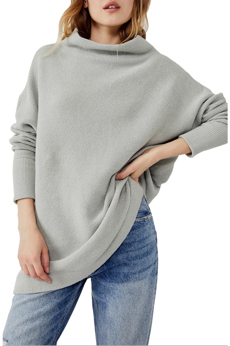 Ottoman Slouchy Tunic, Main, color, OXIDE