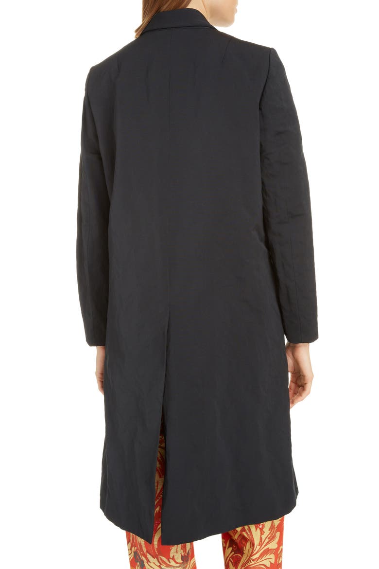 Richy Embroidered Tassel Cotton Blend Jacket, Alternate, color, BLACK