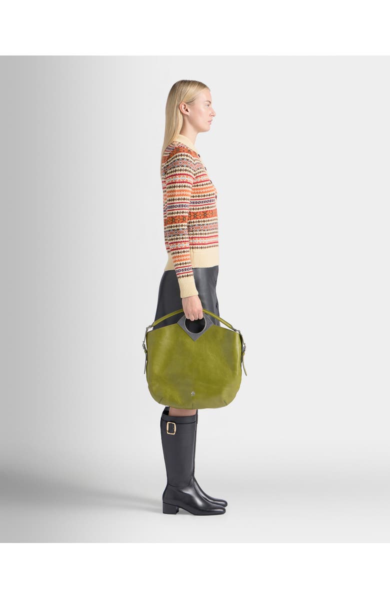 Bally Anni Shoulder Bag, Alternate, color, Green