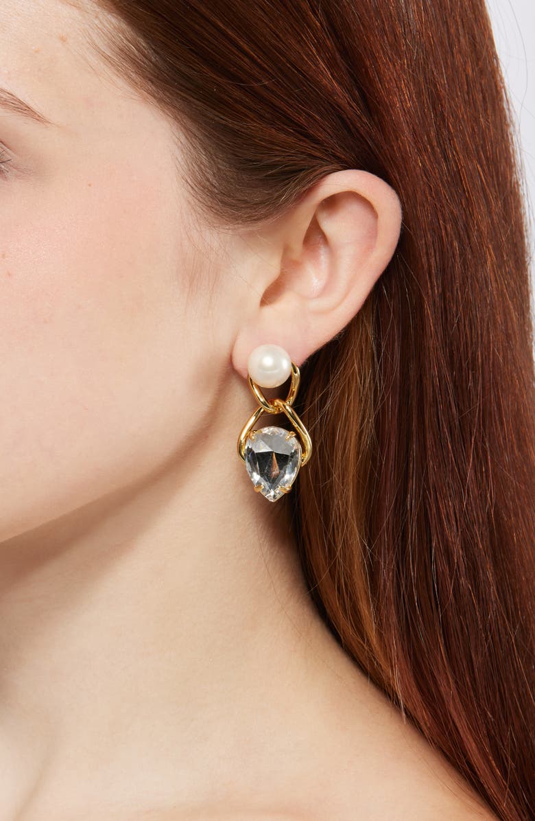 Lele Sadoughi Grecian Vessel Drop Earrings, Alternate, color, Pearl