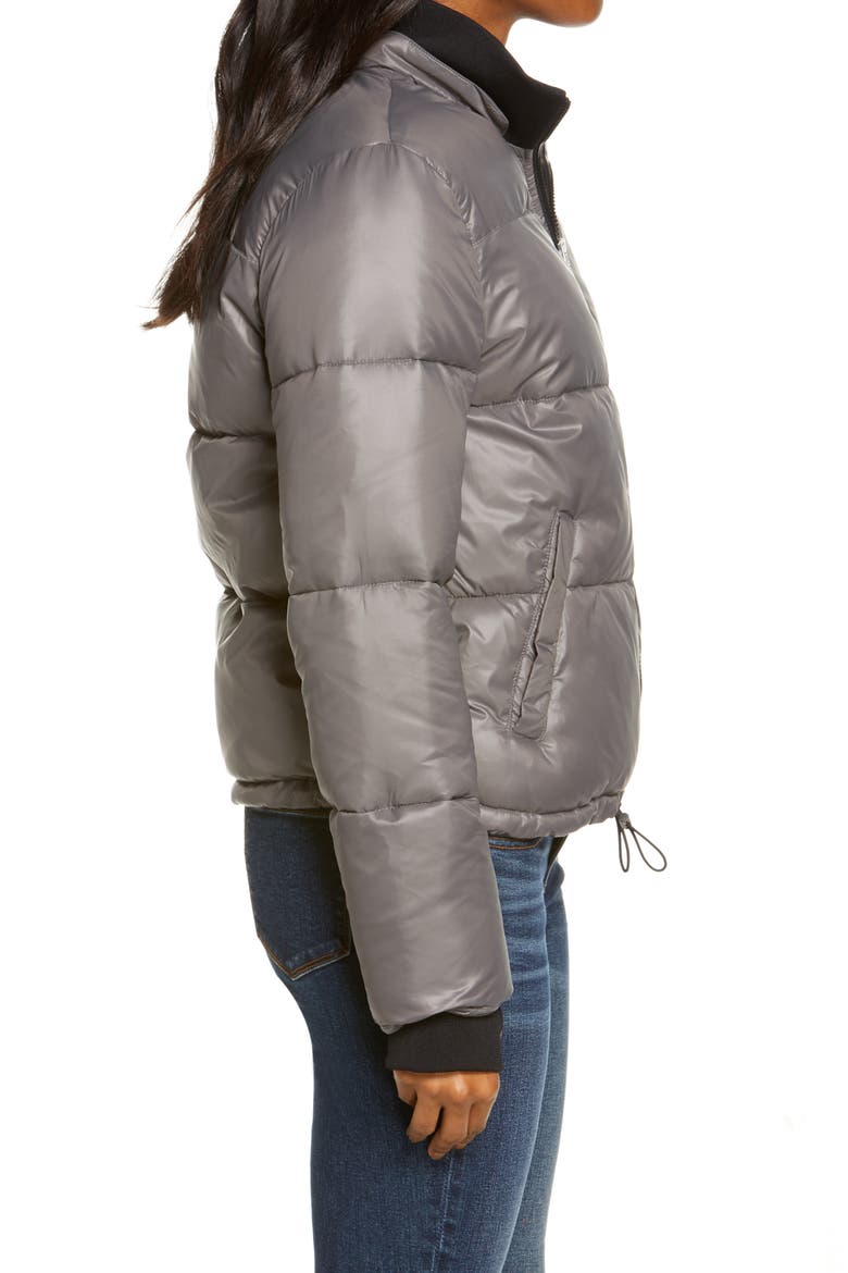 Izzie Water Repellent Puffer Jacket, Alternate, color, DARK GREY