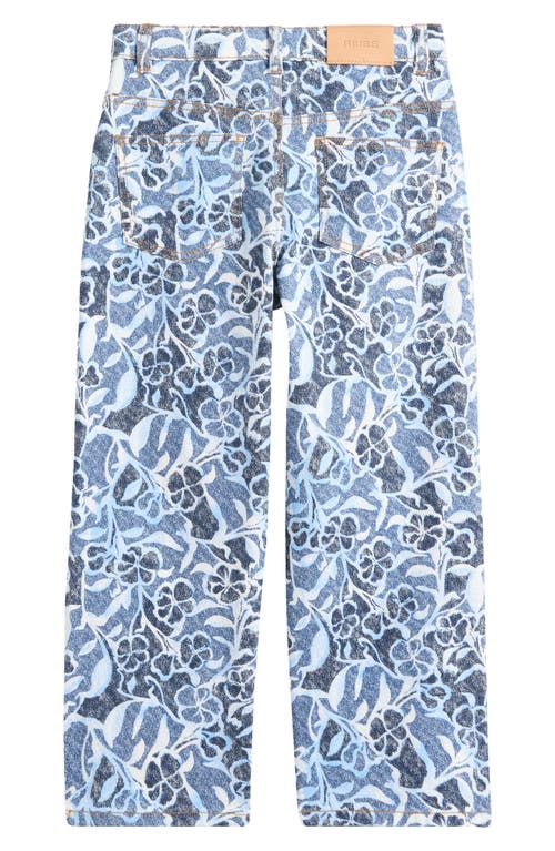 REISS REISS KIDS' SKYLAR SR. FLORAL STRAIGHT LEG JEANS 