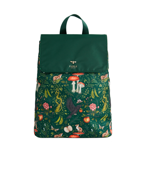 Catherine Rowe x Fable Into the Woods Green Backpack