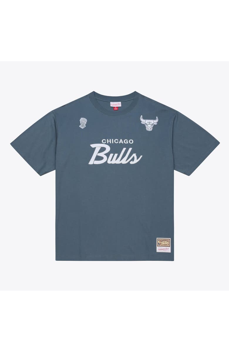 Mitchell & Ness Men's Mitchell & Ness Blue Chicago Bulls Thunderstorm T-Shirt, Main, color, Blue