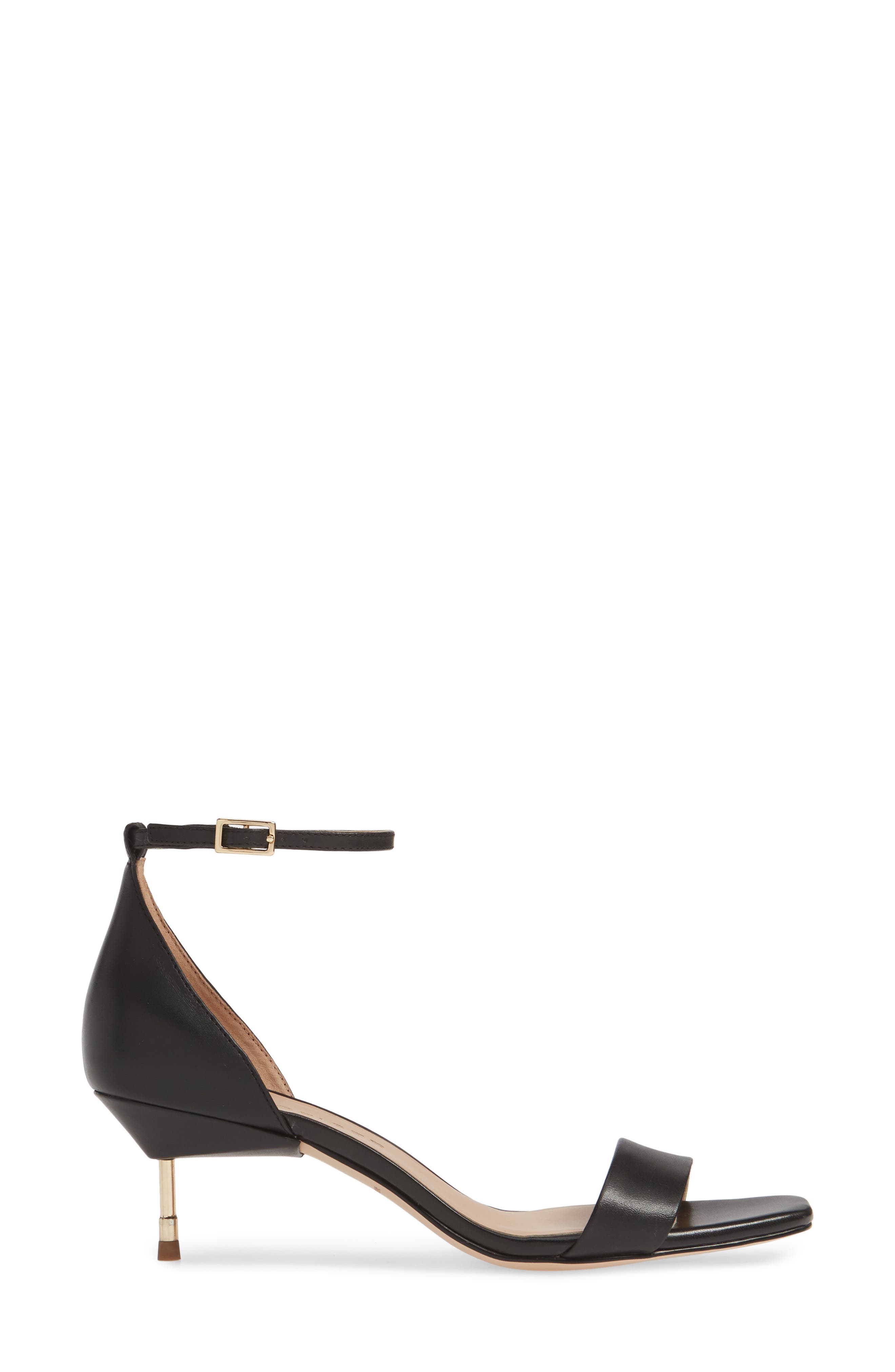 Birchin Halo Strap Sandal, Alternate, color, BLACK LEATHER