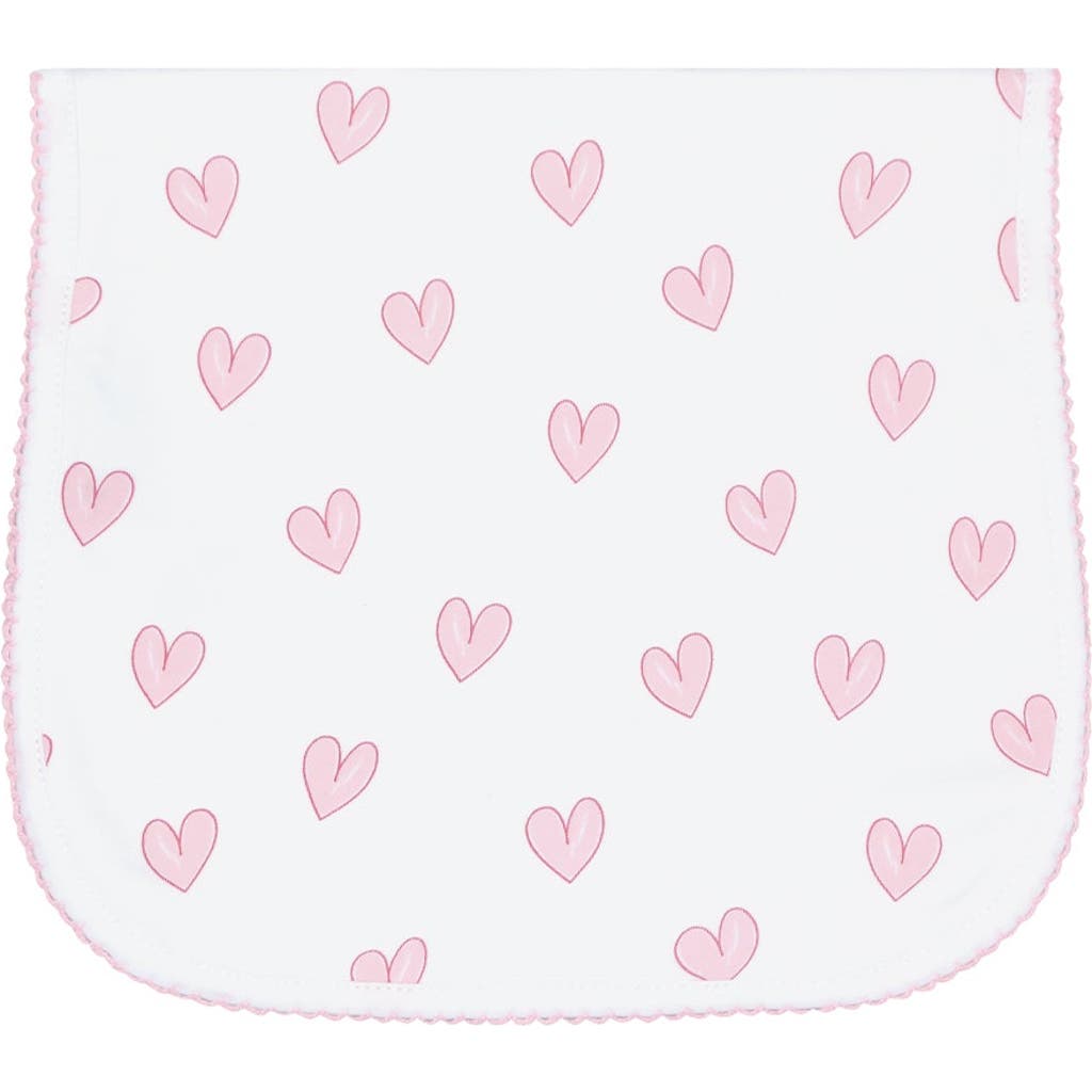 Nellapima Baby Girl Cotton Burp Cloth in Pink Heart  product