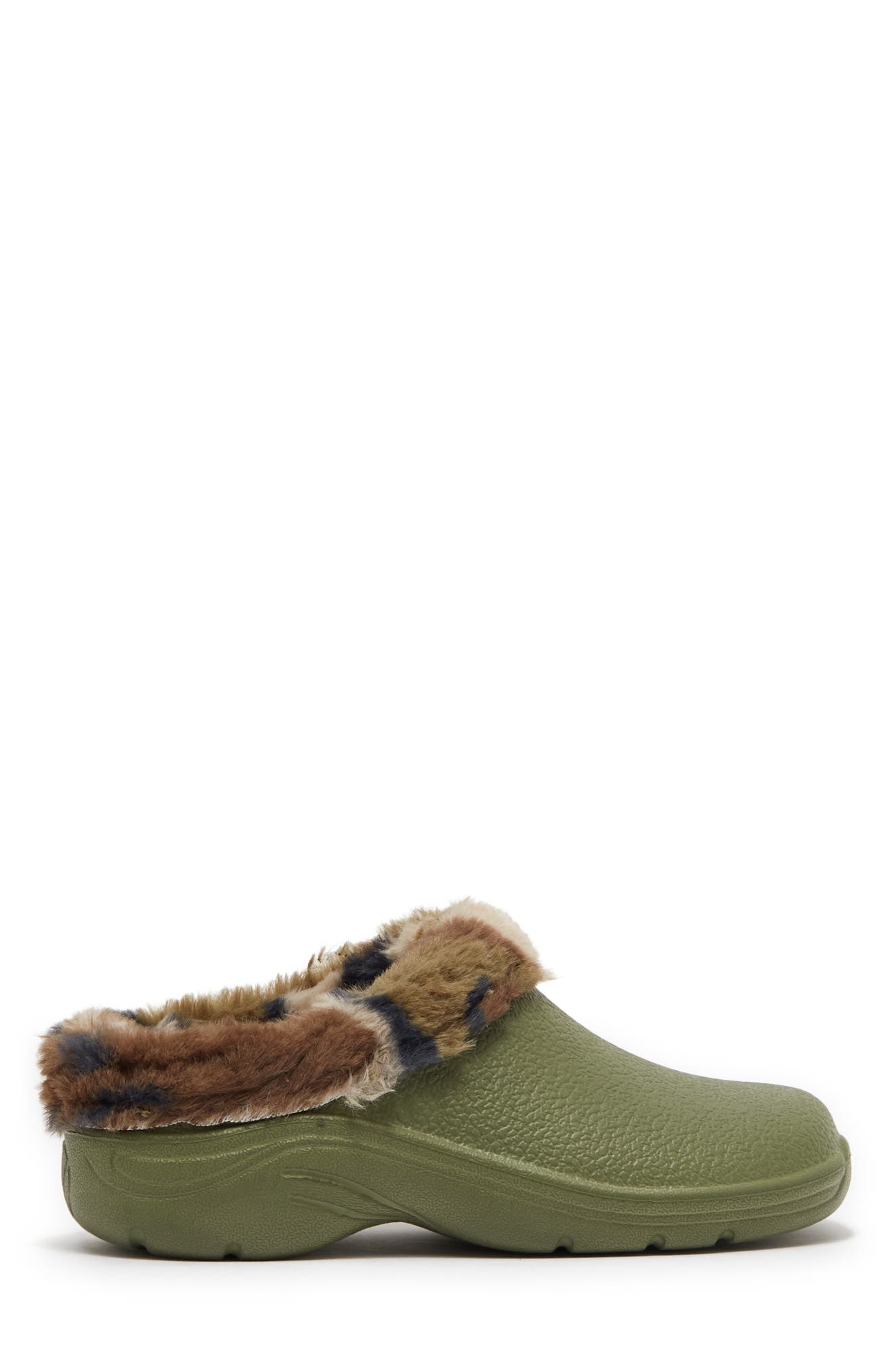 UNIONBAY Faux Fur Lined Clog, Alternate, color, 