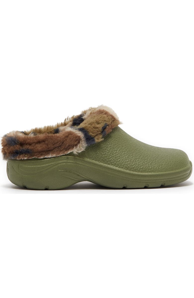 UNIONBAY Faux Fur Lined Clog, Alternate, color,