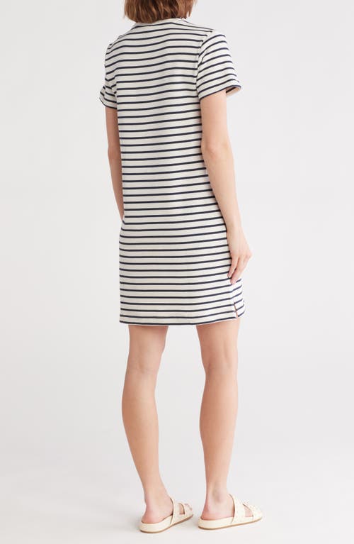 Shop Splendid Royale Stripe Cotton Blend T-shirt Dress