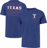'47 Men's '47 Royal Texas Rangers Hang Back Franklin T-Shirt
