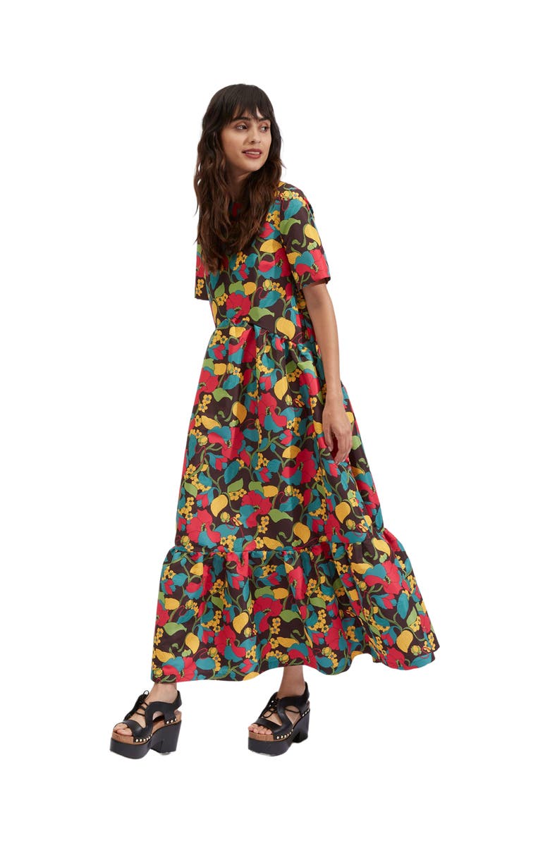 La DoubleJ Belle Dress Vines Brown, Main, color, Vines Brown