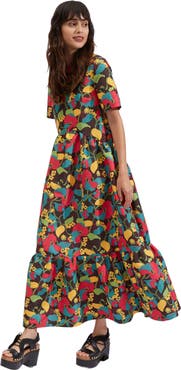 La DoubleJ Belle Dress Vines Brown
