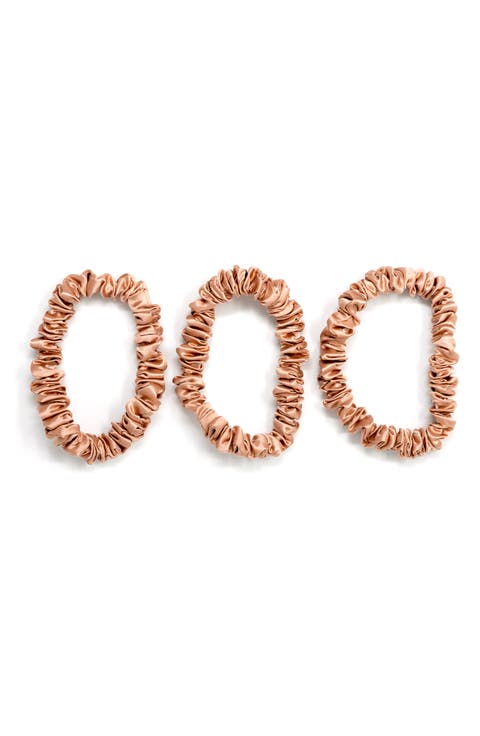 3-Pack Skinny Silk Scrunchies