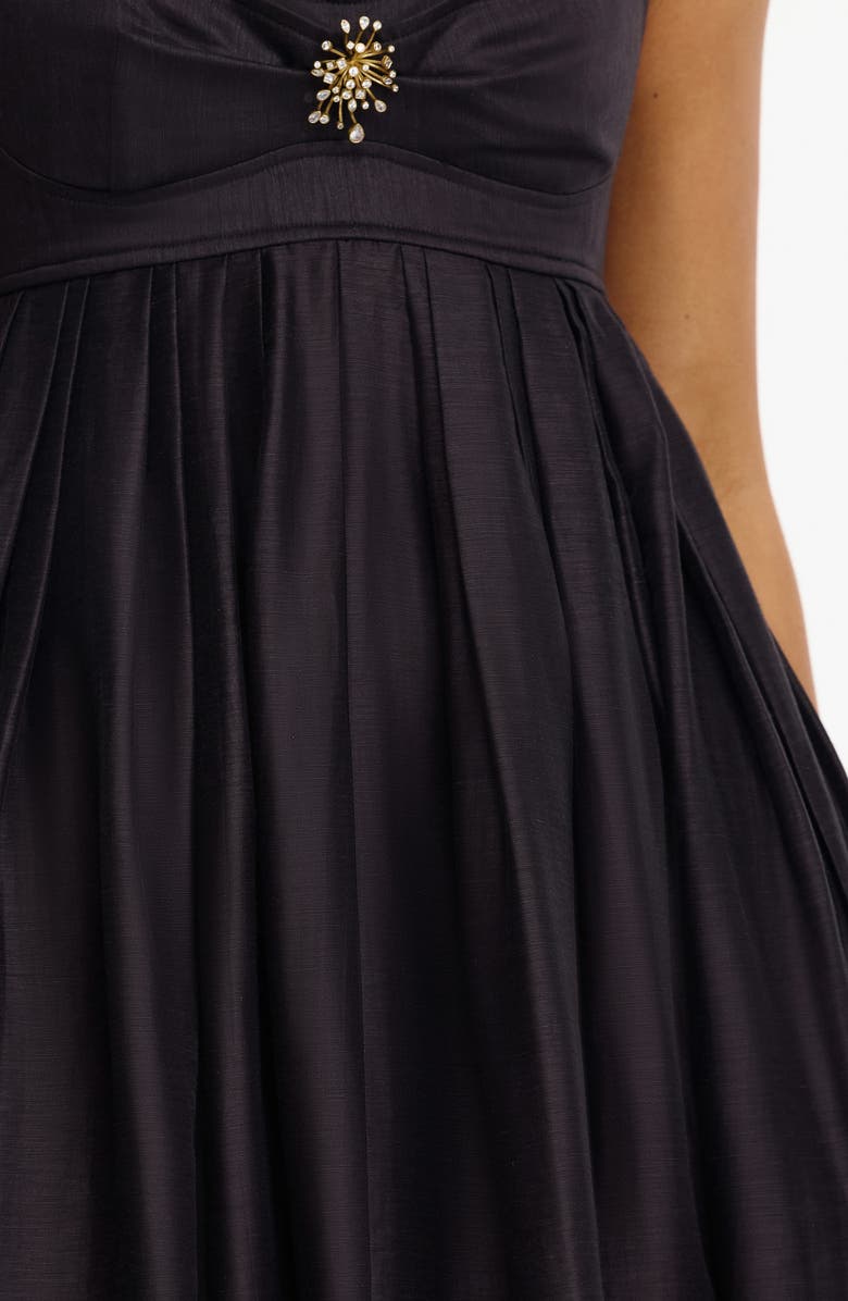 Acler Perinkle Cocktail Dress, Alternate, color, Black