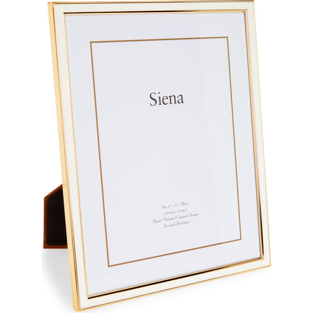 Siena Narrow Enamel 8 X 10-inch Picture Frame In White