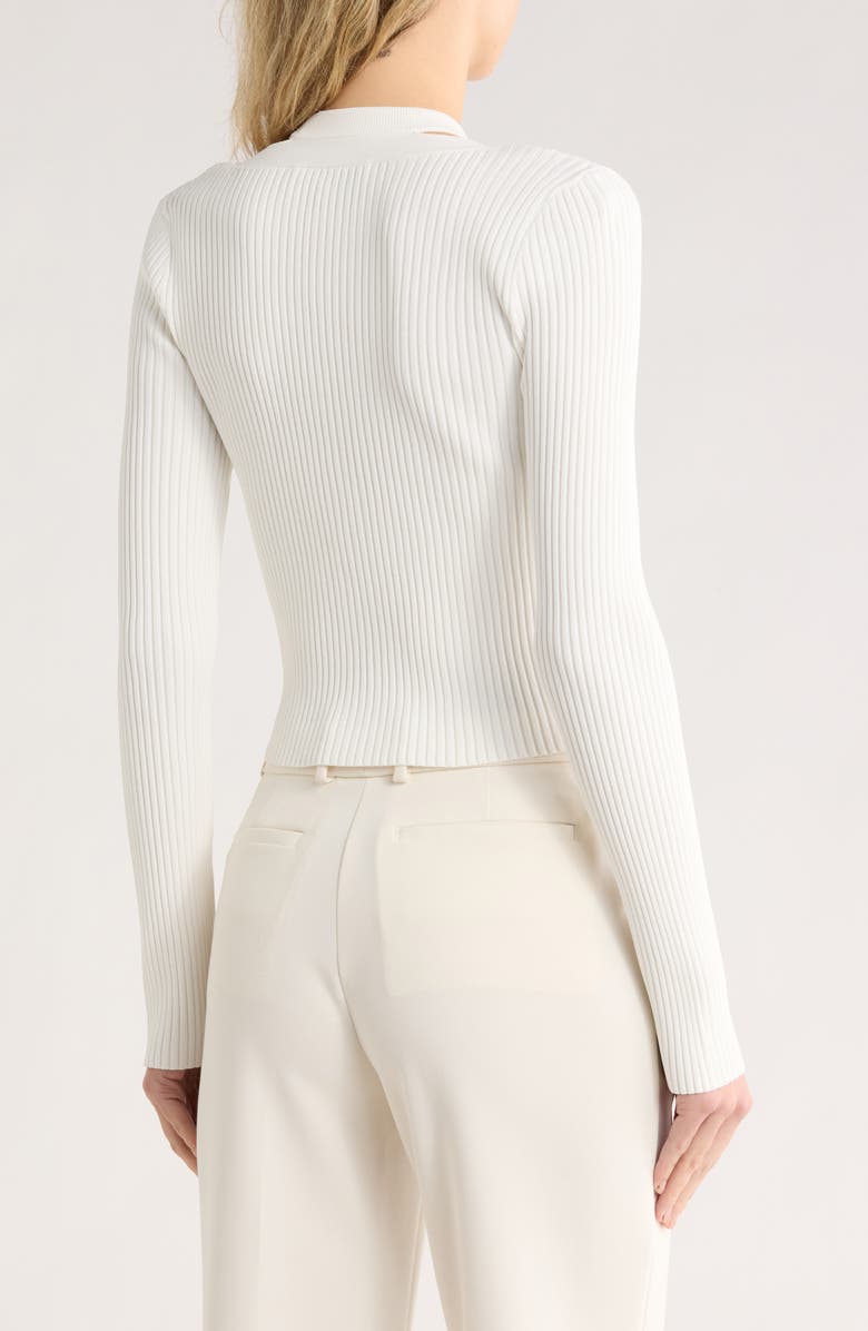 Derek Lam 10 Crosby Lonnie Layered Sweater, Alternate, color, White