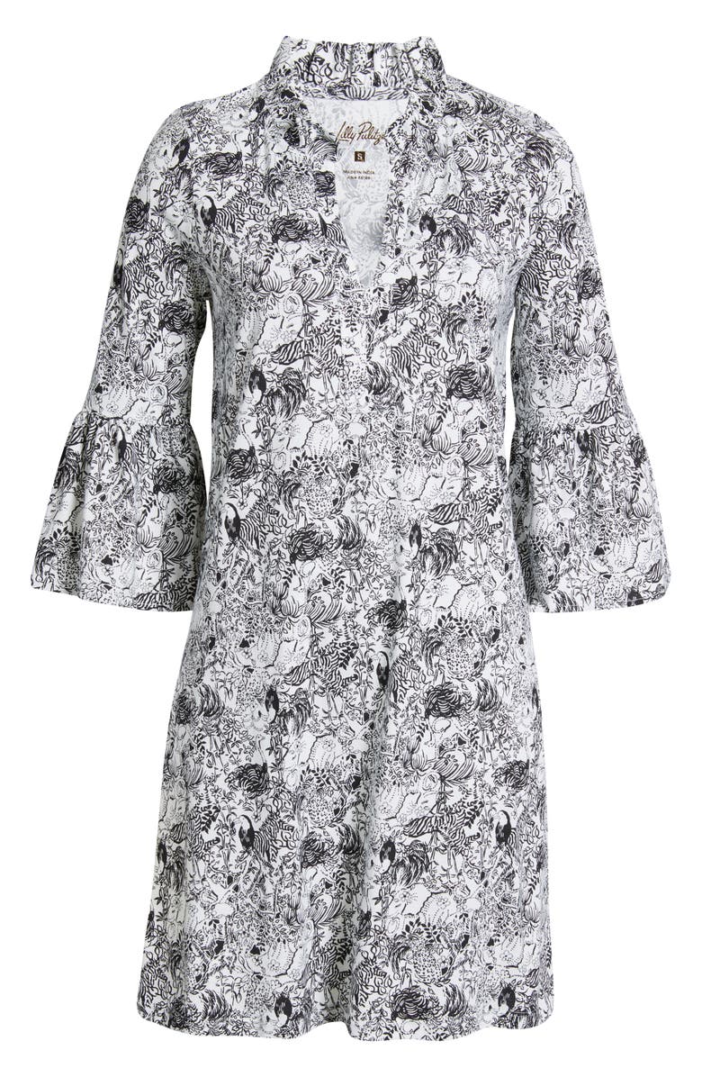 Lilly Pulitzer<sup>®</sup> Hayes Supima<sup>®</sup> Cotton Shift Dress, Alternate, color, Onyx