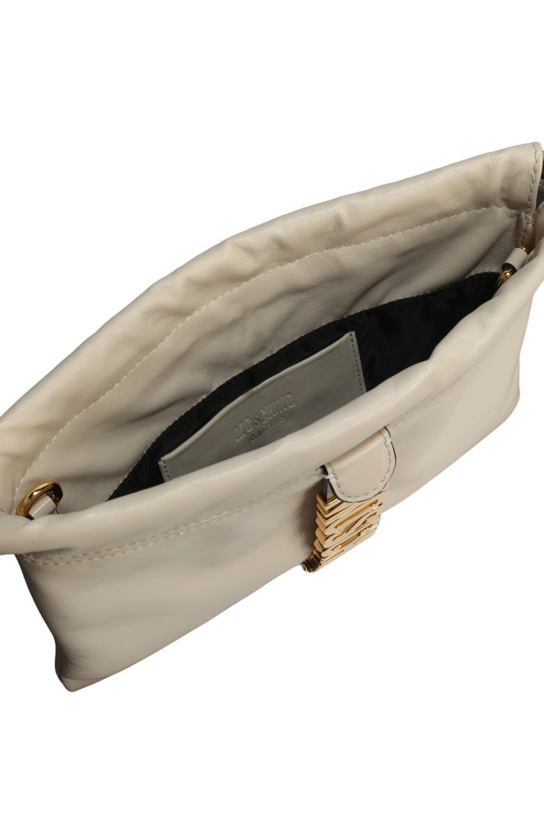 Moschino Belt Logo Crossbody Bag, Alternate, color,