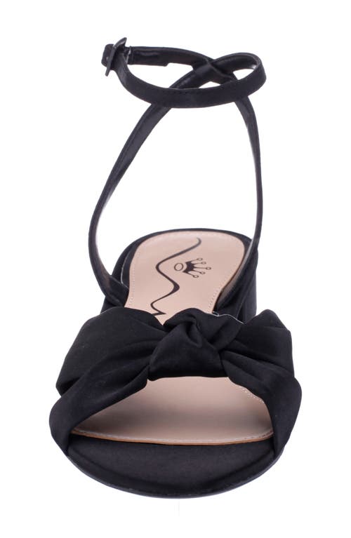 Nina Sulma Ankle Strap Sandal In Black