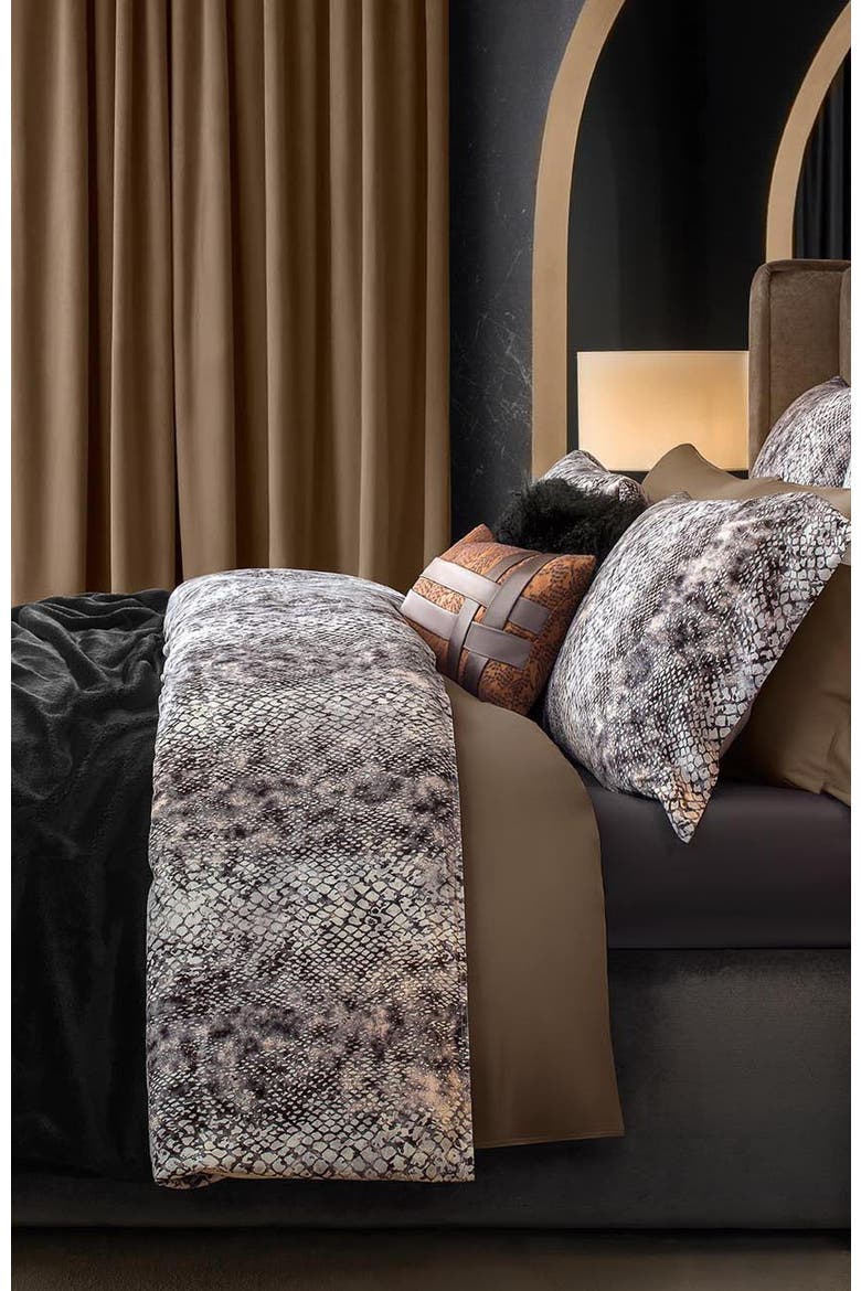 Selisa Duvet Cover, Alternate, color, Grey