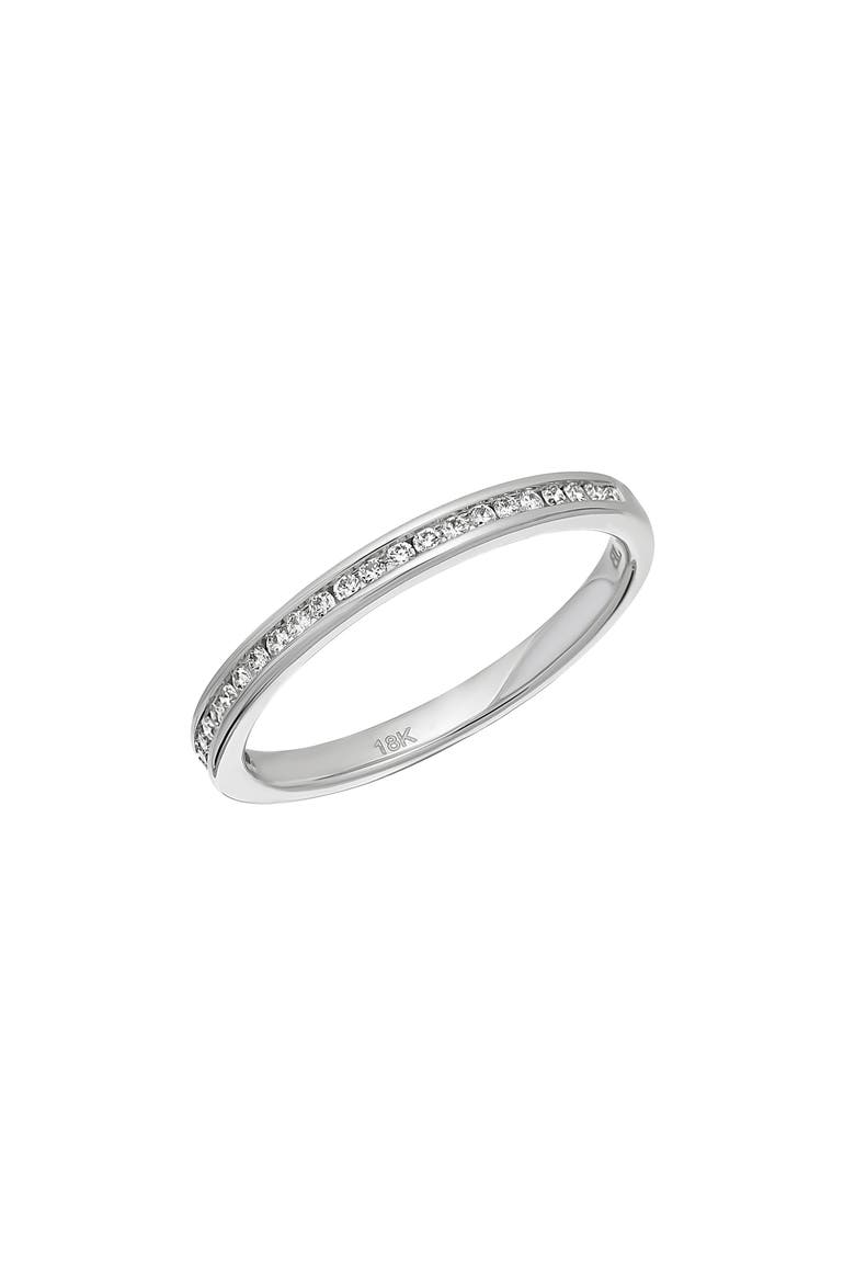Liora Diamond Stacking Ring, Main, color, 18K WHITE GOLD