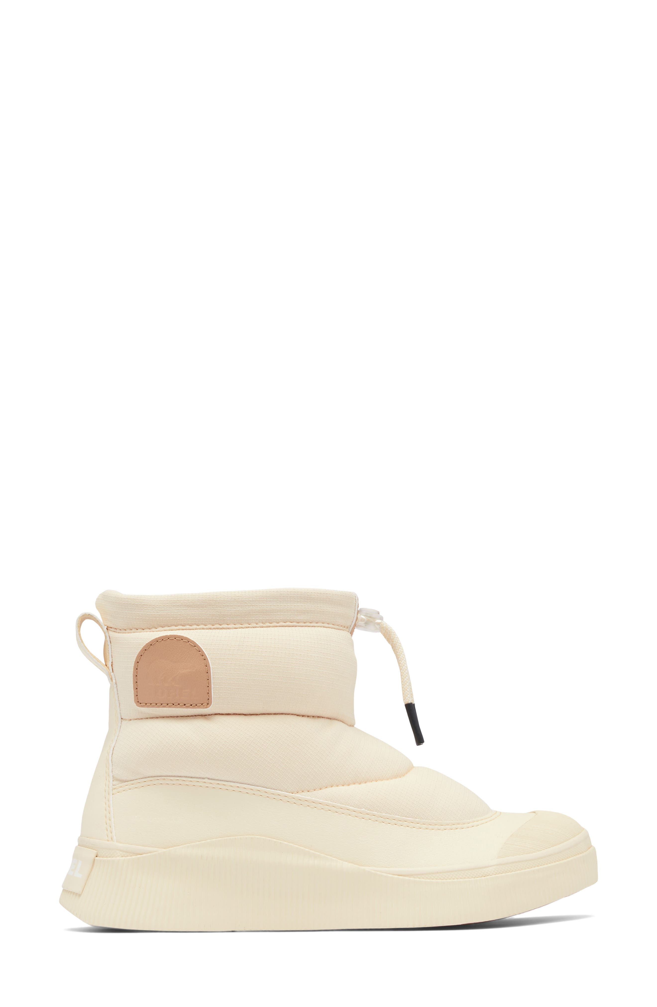 SOREL Out N About IV Puffy Lace-Up Waterproof Boot, Alternate, color, Honey White/ Canoe