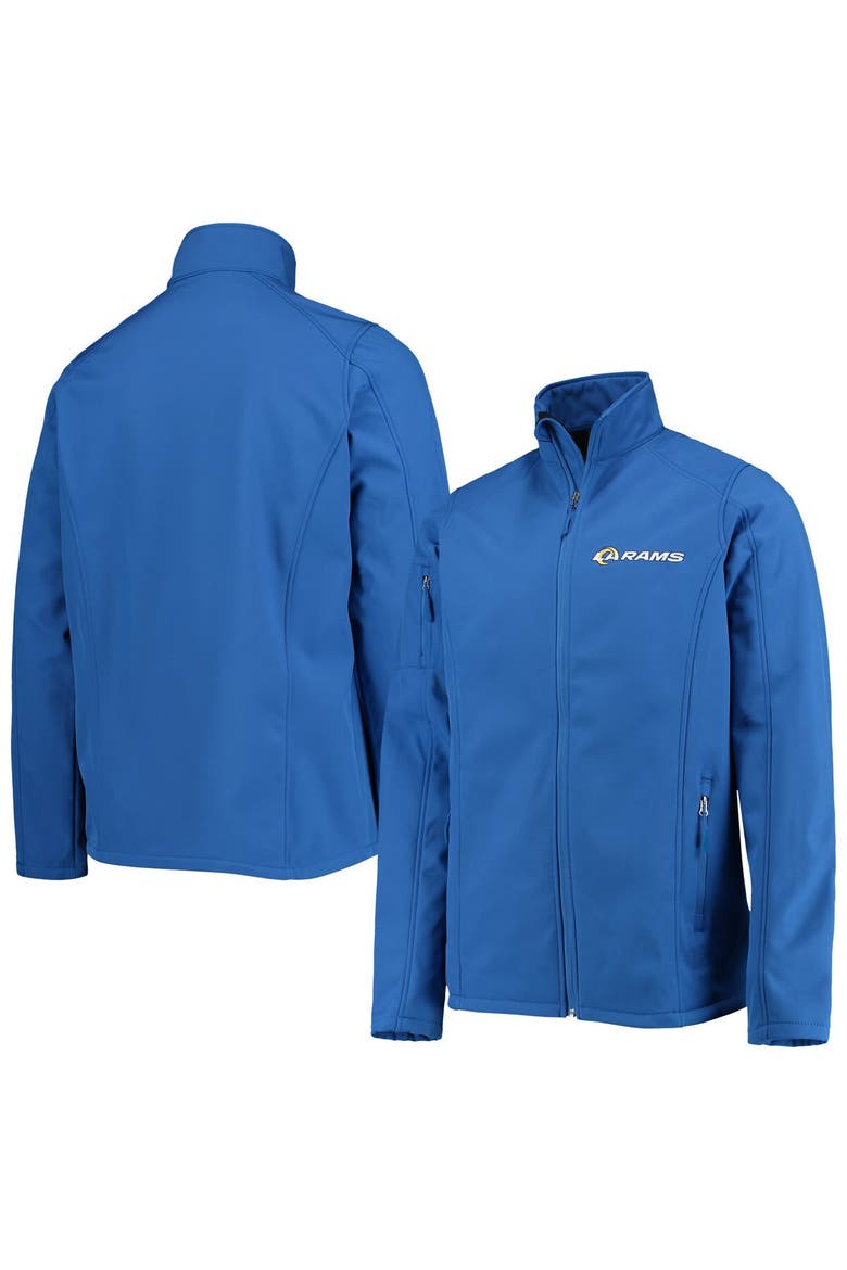 Men's Dunbrooke Royal Los Angeles Rams Big & Tall Sonoma Softshell Full-Zip Jacket, Main, color, Royal
