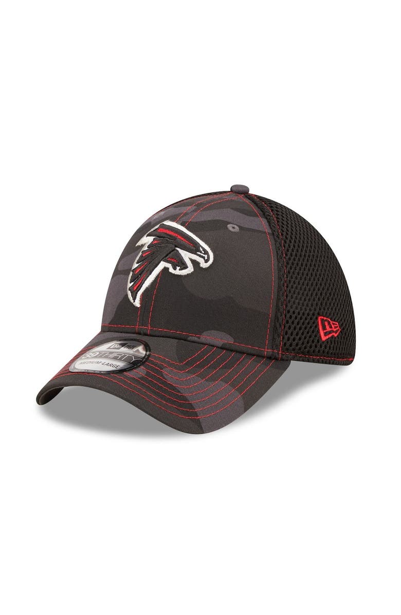 New Era Men's New Era Camo/Black Atlanta Falcons  Logo Neo 39THIRTY Flex Hat, Main, color, 