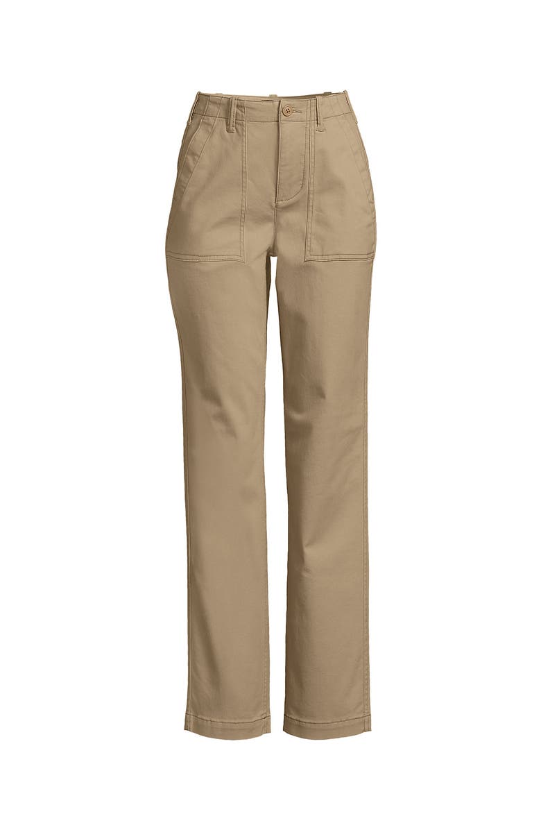 Lands' End High Rise Chino Utility Pants, Alternate, color, 