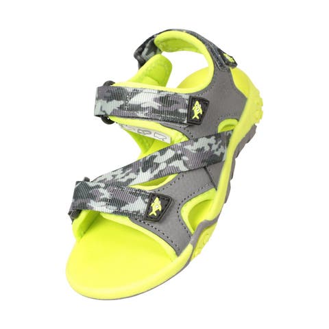 Childrens/Kids Seaside Camo Sandals
