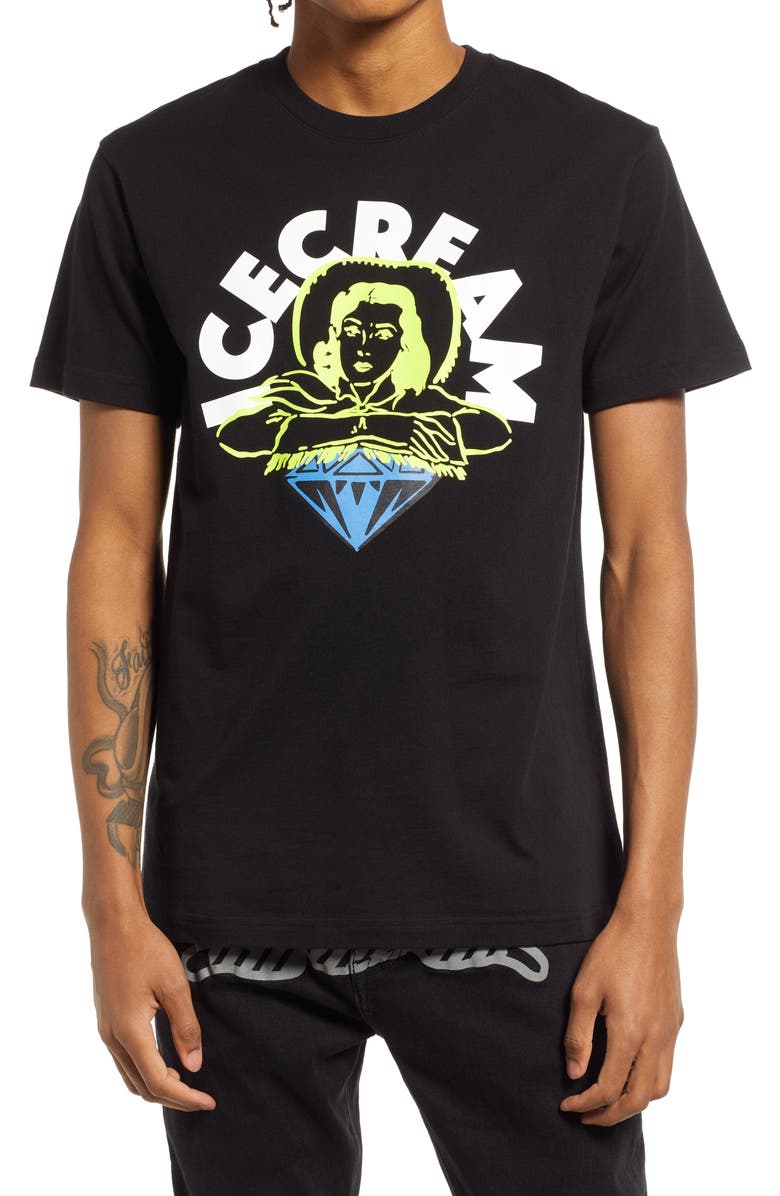 ICECREAM Best Friends Cotton Graphic Tee, Main, color, 