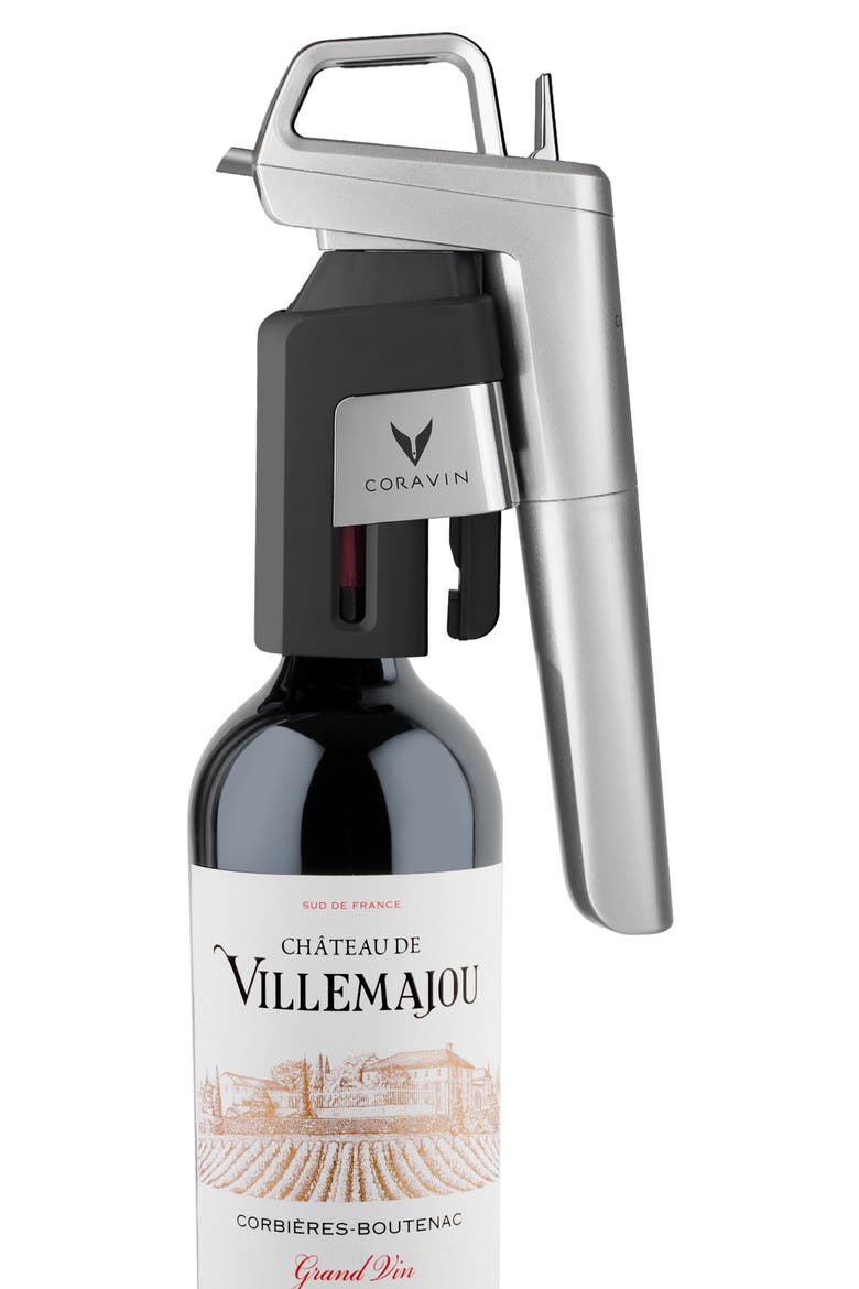 Timeless Six Plus Wine Preservation System, Alternate, color, SILVER