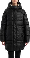 Hunter Water Repellent Faux Down Puffer Coat